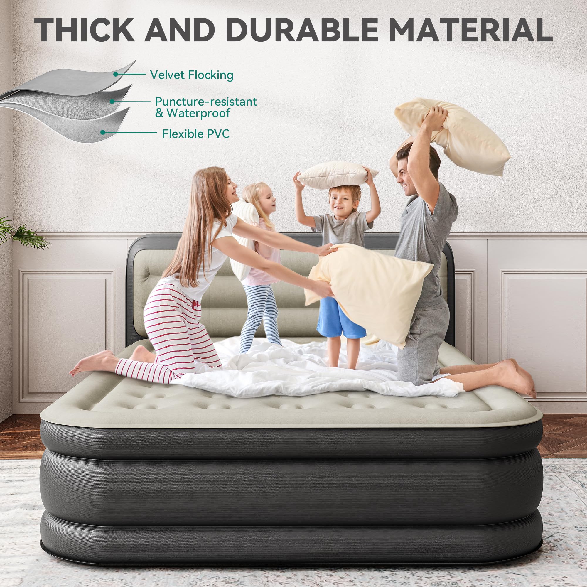 YITAHOME mattress folded in carry bag for portable transport and storage benefit