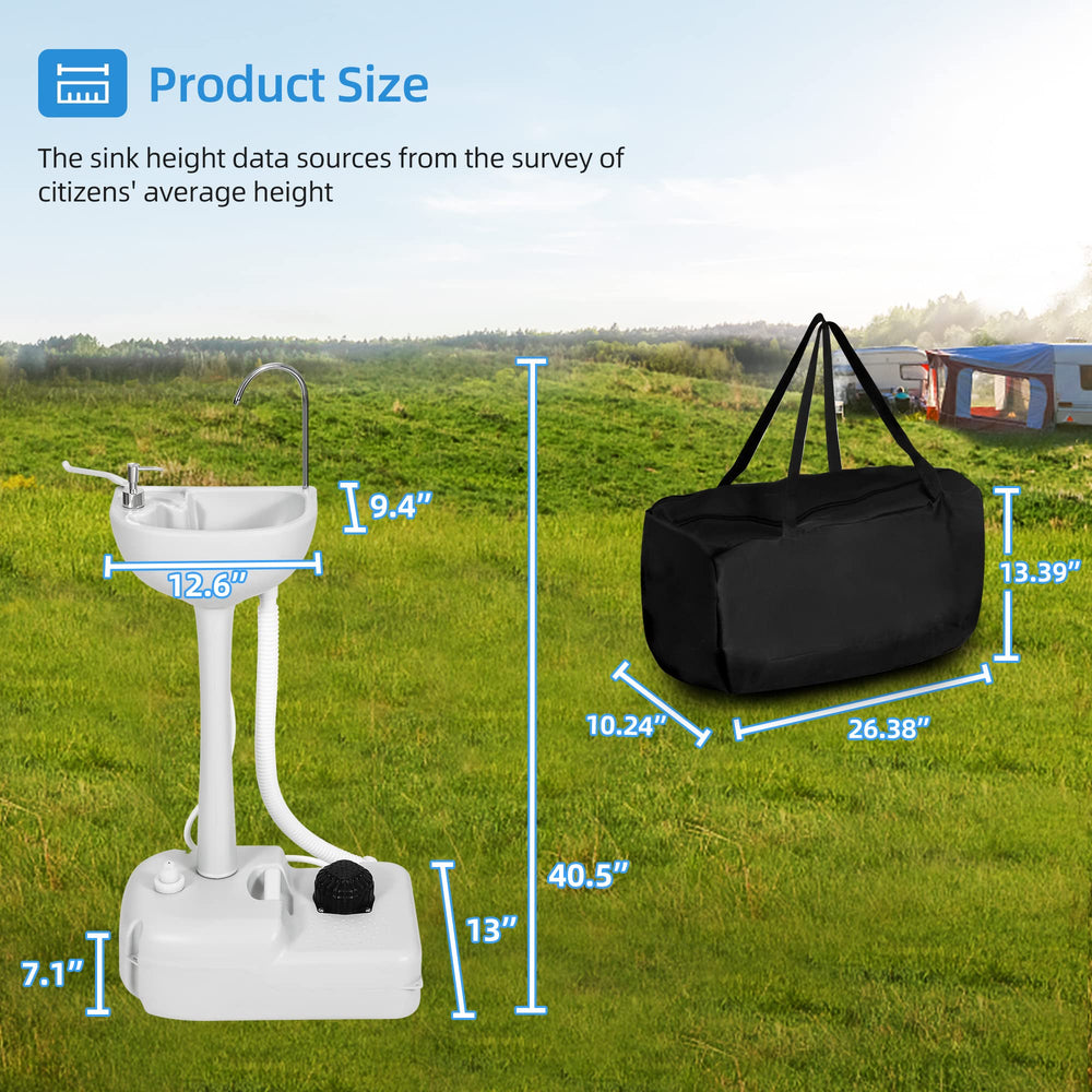 YITAHOME foot pump detail demonstrating hands-free water flow benefit