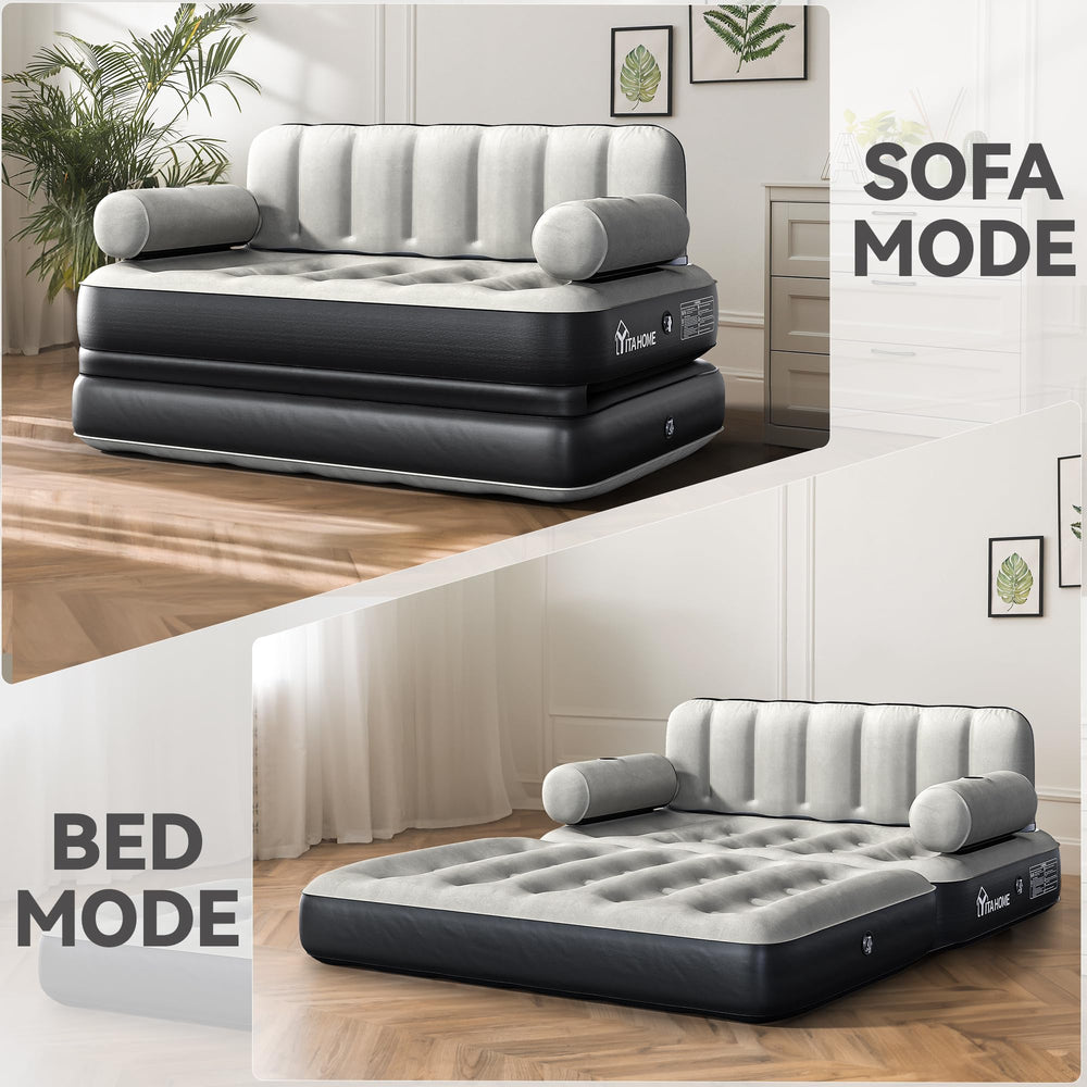 YITAHOME sofa mode in living room for space-saving seating