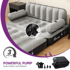 YITAHOME sofa mode with built-in cup holders for convenient lounging