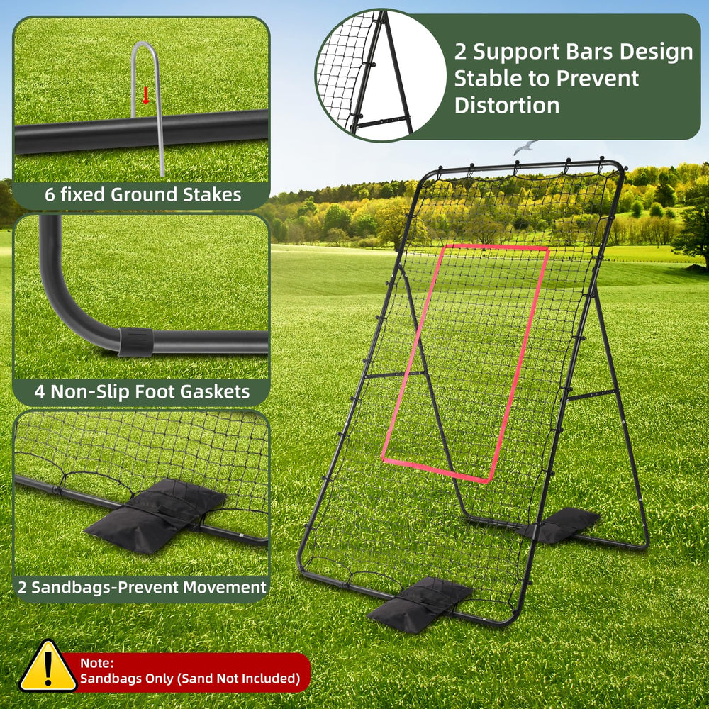Yiwsnust adjustment hinge close-up demonstrating five-angle settings for varied trajectories