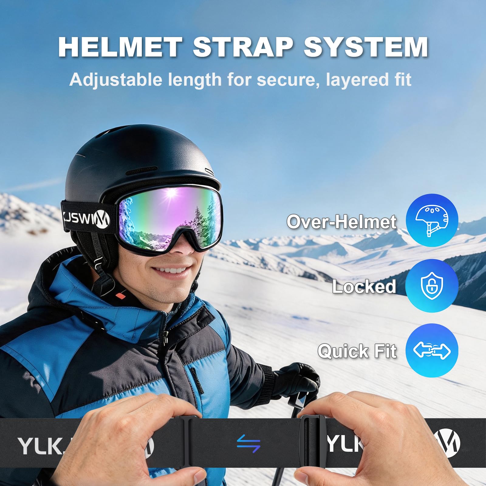 YLKJSWIM size comparison with ruler showing precise dimensions for fit