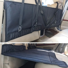 YMETECH installed in car at night demonstrating comfortable camping rest
