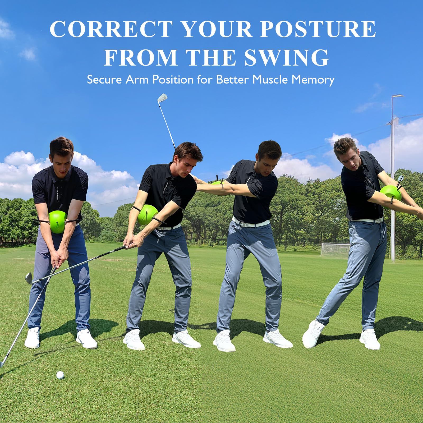 Yochea in backyard practice setting promoting quick pre-round warmups