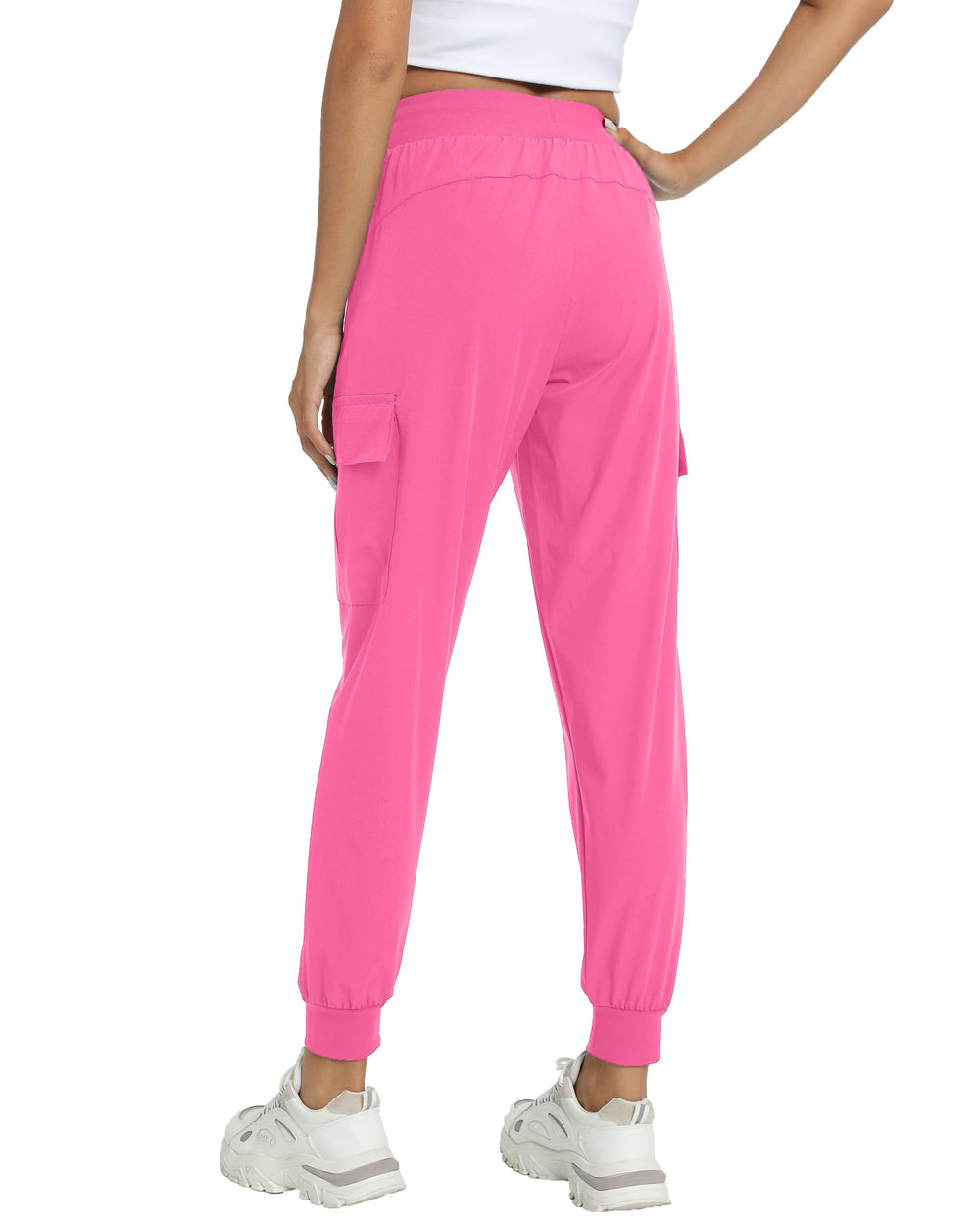 Yoglegins cargo pocket detail displaying roomy storage and easy access
