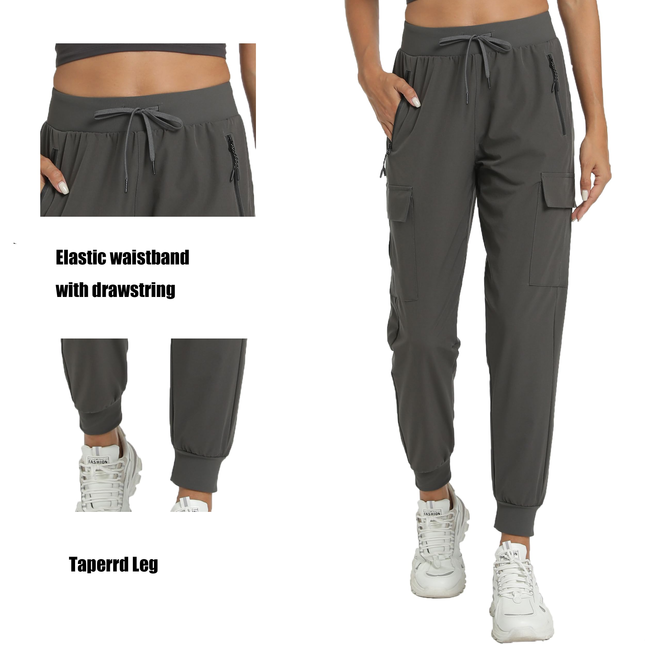 Yoglegins cargo pocket open with items showing roomy practical storage benefit