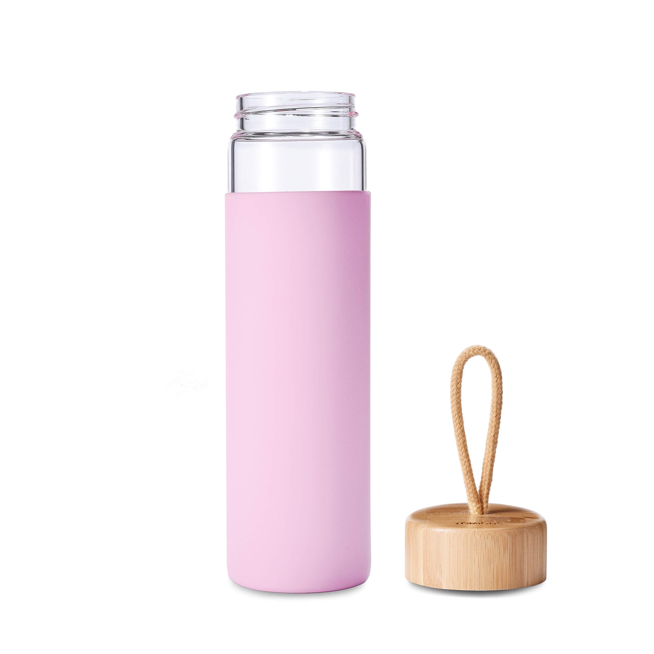 Yomious bottle with ice illustrating cold drink preservation and clarity