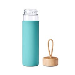 Yomious bottle in gym scene demonstrating portability and sweat-free handling