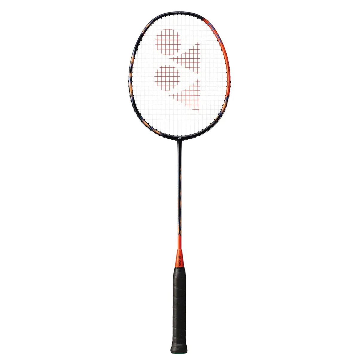 YONEX Astrox 77 Play front view showing high orange frame and ready-to-play benefit