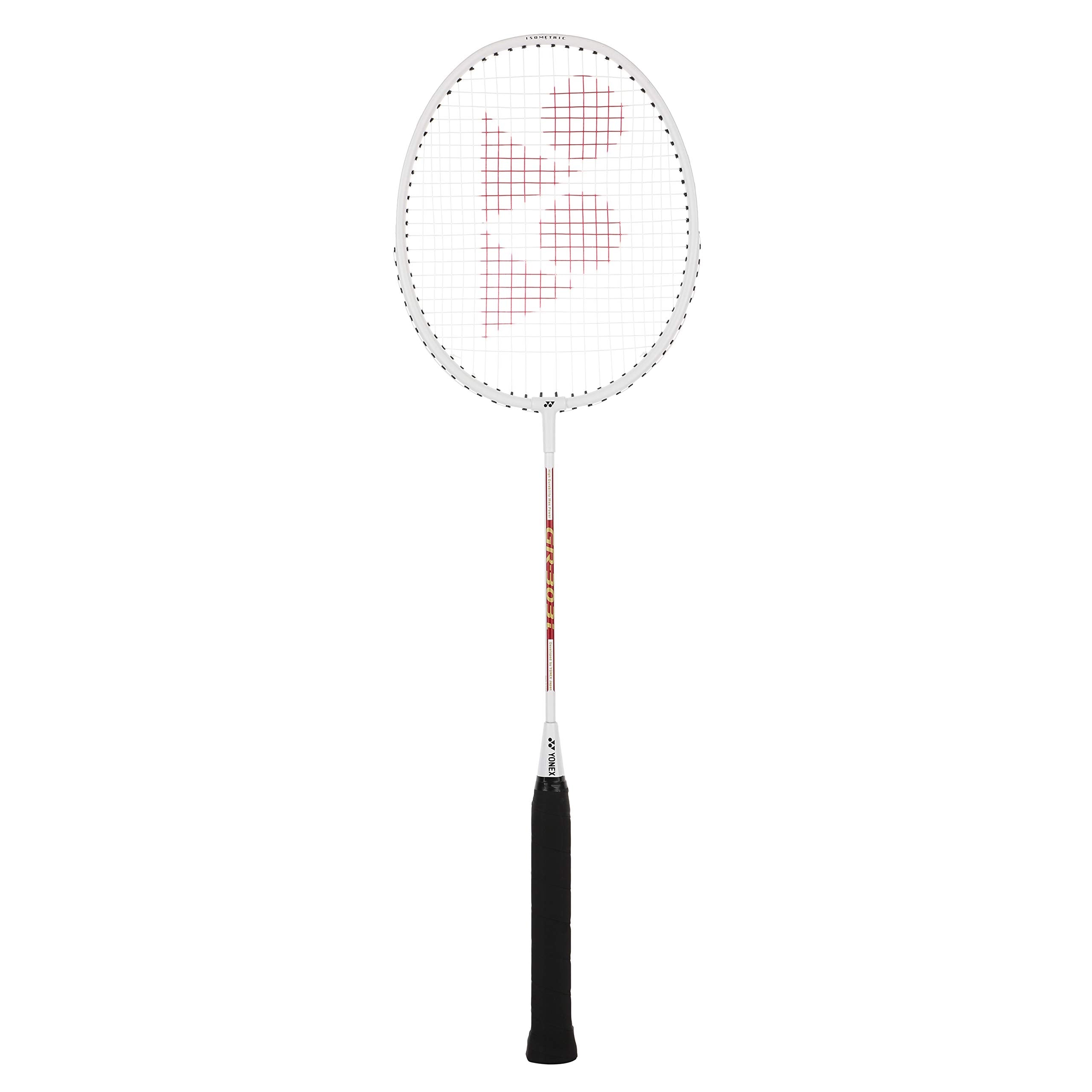 YONEX GR 303i close-up of isometric head highlighting forgiving sweet spot