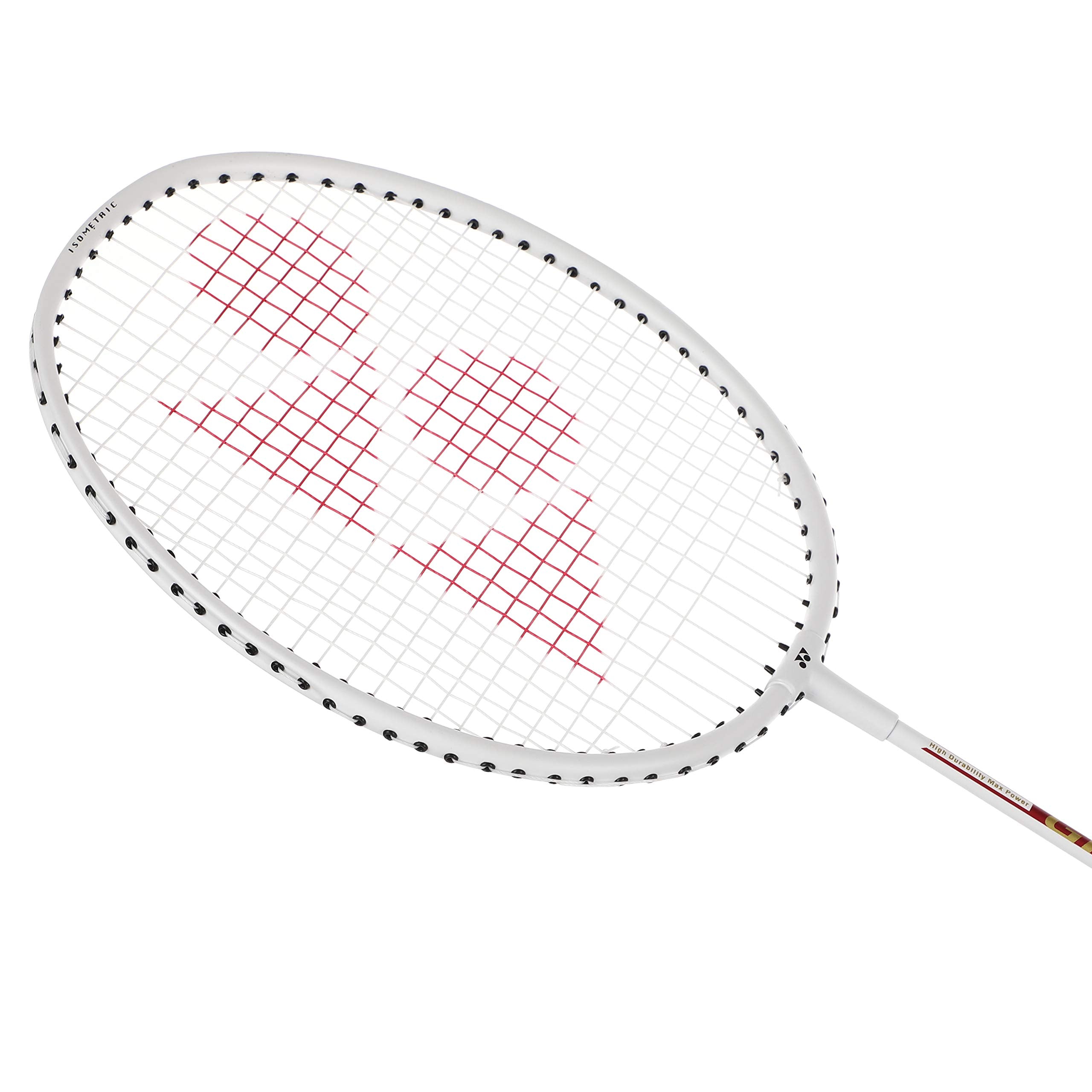 YONEX GR 303i held in hand to illustrate 83g lightweight handling advantage