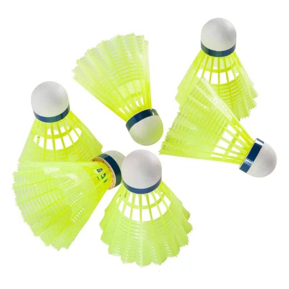 YONEX Mavis 300 close-up of nylon skirt texture showing durability and stable flight characteristics