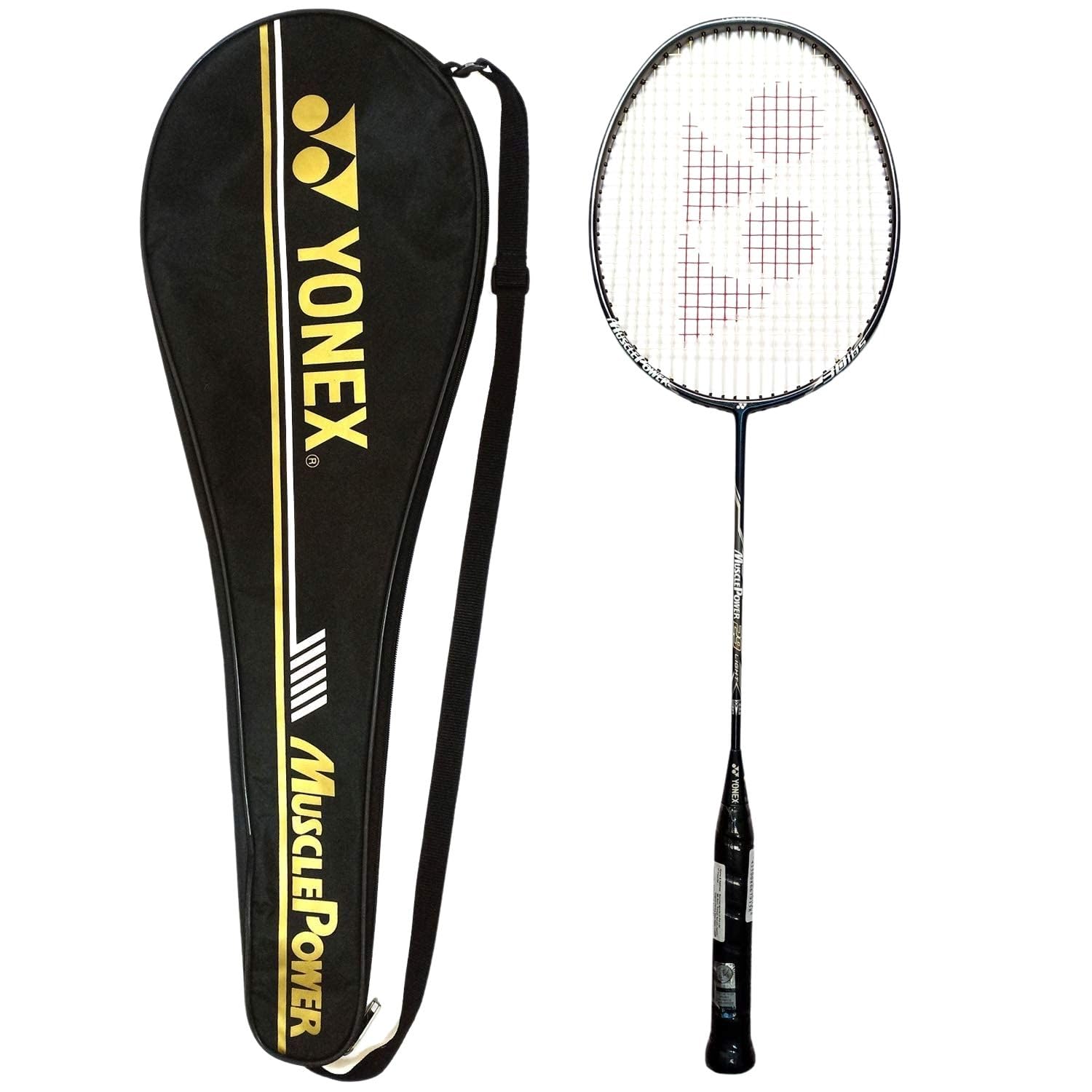 YONEX close-up of carbon graphite frame highlighting durability and power