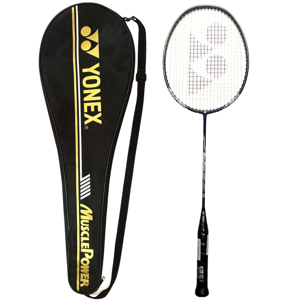 YONEX close-up of carbon graphite frame highlighting durability and power