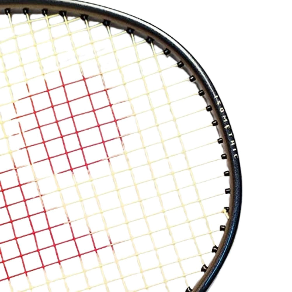 YONEX racket with full cover and scale showing portability and protection