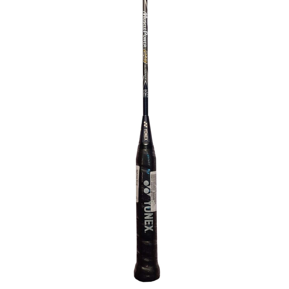 YONEX grommet pattern close-up showing single-pass holes for reduced string stress