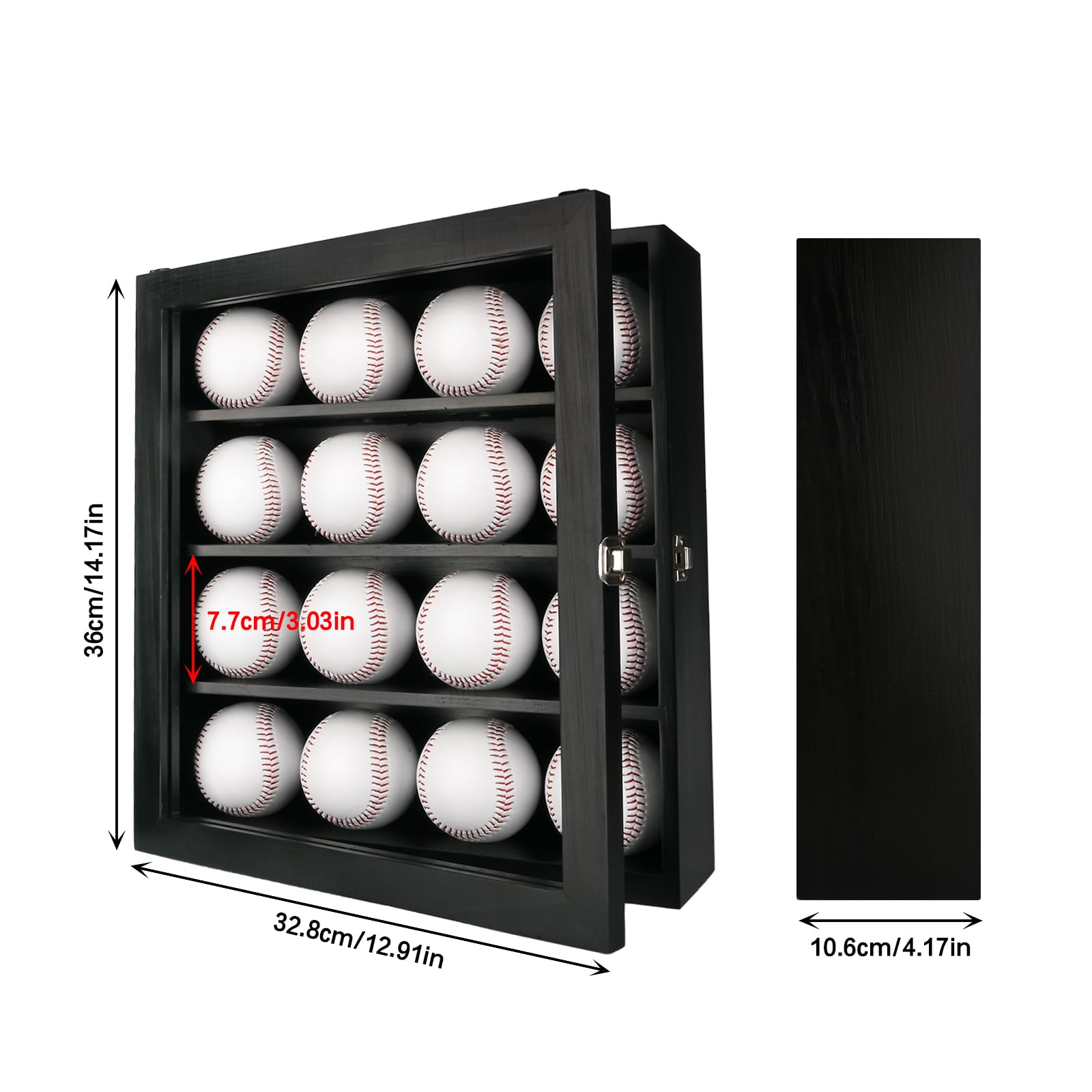 yongvelin size comparison with an official baseball to show fit and scale for collectors