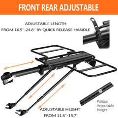 YONTUO BCR07 adjustable top platform demonstrating length settings