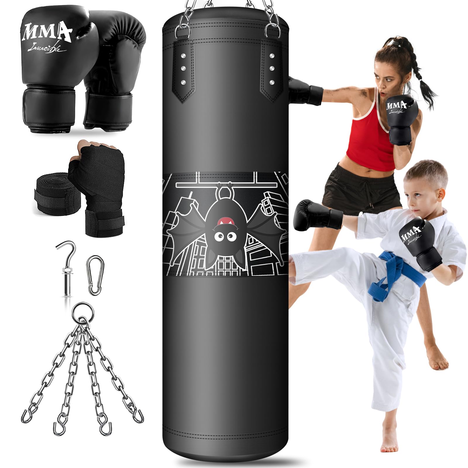 YORWHIN front view unfilled bag showing compact training target and portability