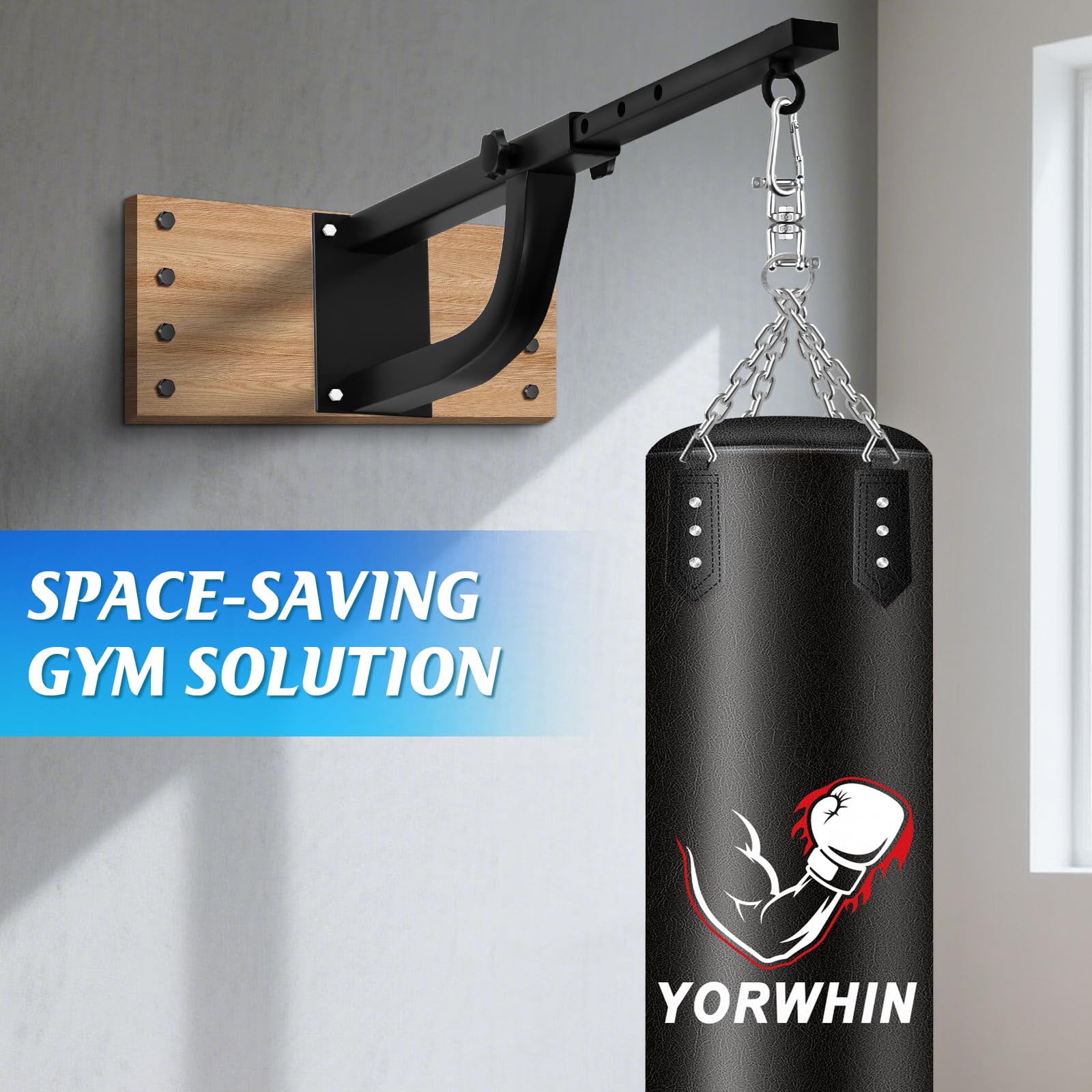 YORWHIN matte black finish texture resisting rust and daily wear