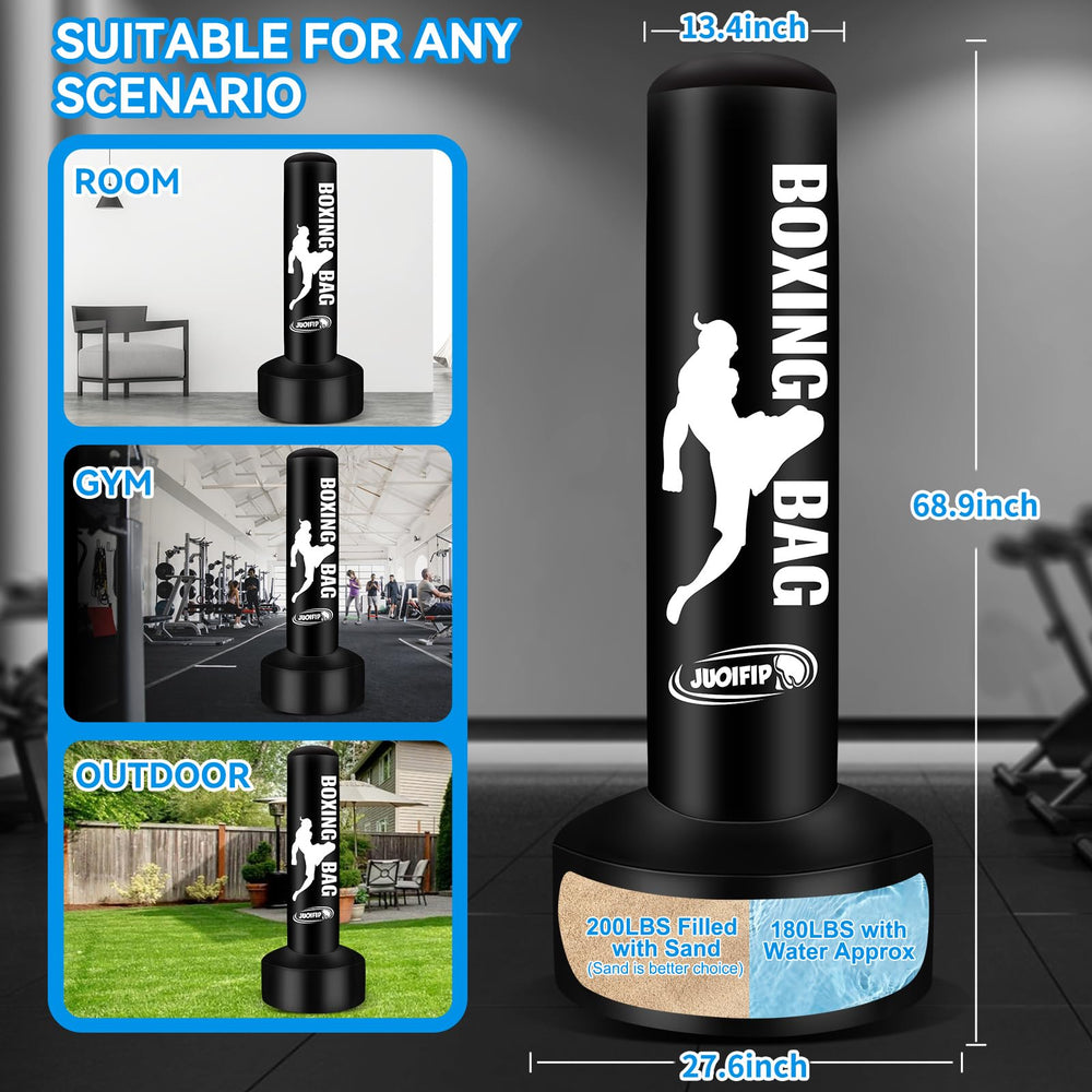 YORWHIN widened base filled with water showing secure stability benefit