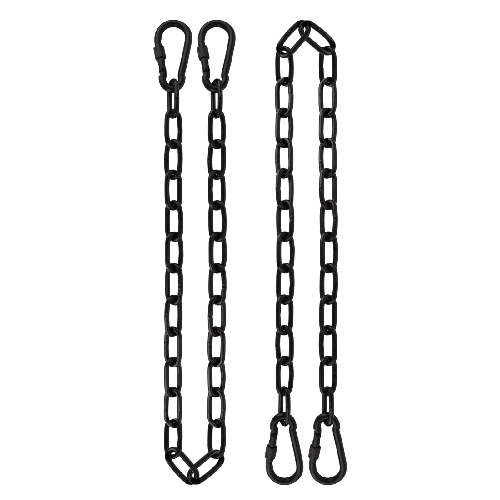 YOSE coiled 44-inch chain kit showing neat storage and durable finish