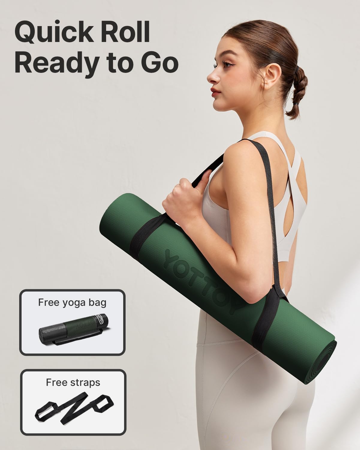 YOTTOY mesh bag and strap included for neat storage and travel convenience