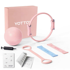 YOTTOY set front view showing ring ball and bands for full home workouts