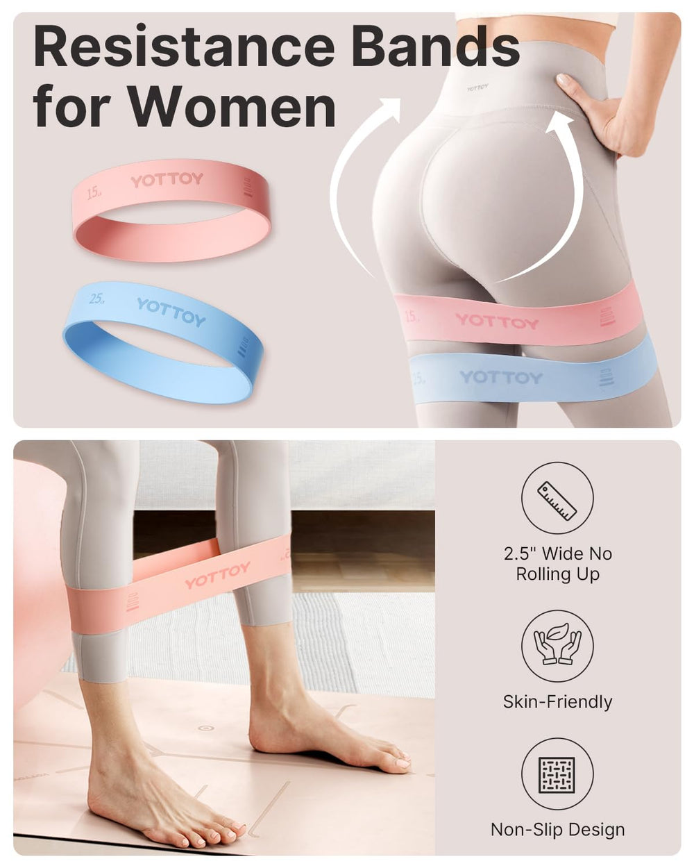 YOTTOY compact kit packed in a bag for on-the-go Pilates convenience
