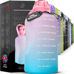 YOU GOT THIS LIVING front view showing full jug and motivational branding, encourages steady hydration