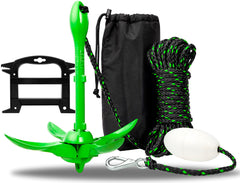 Young Marine anchor kit front view showing complete packaged contents and quick setup benefit