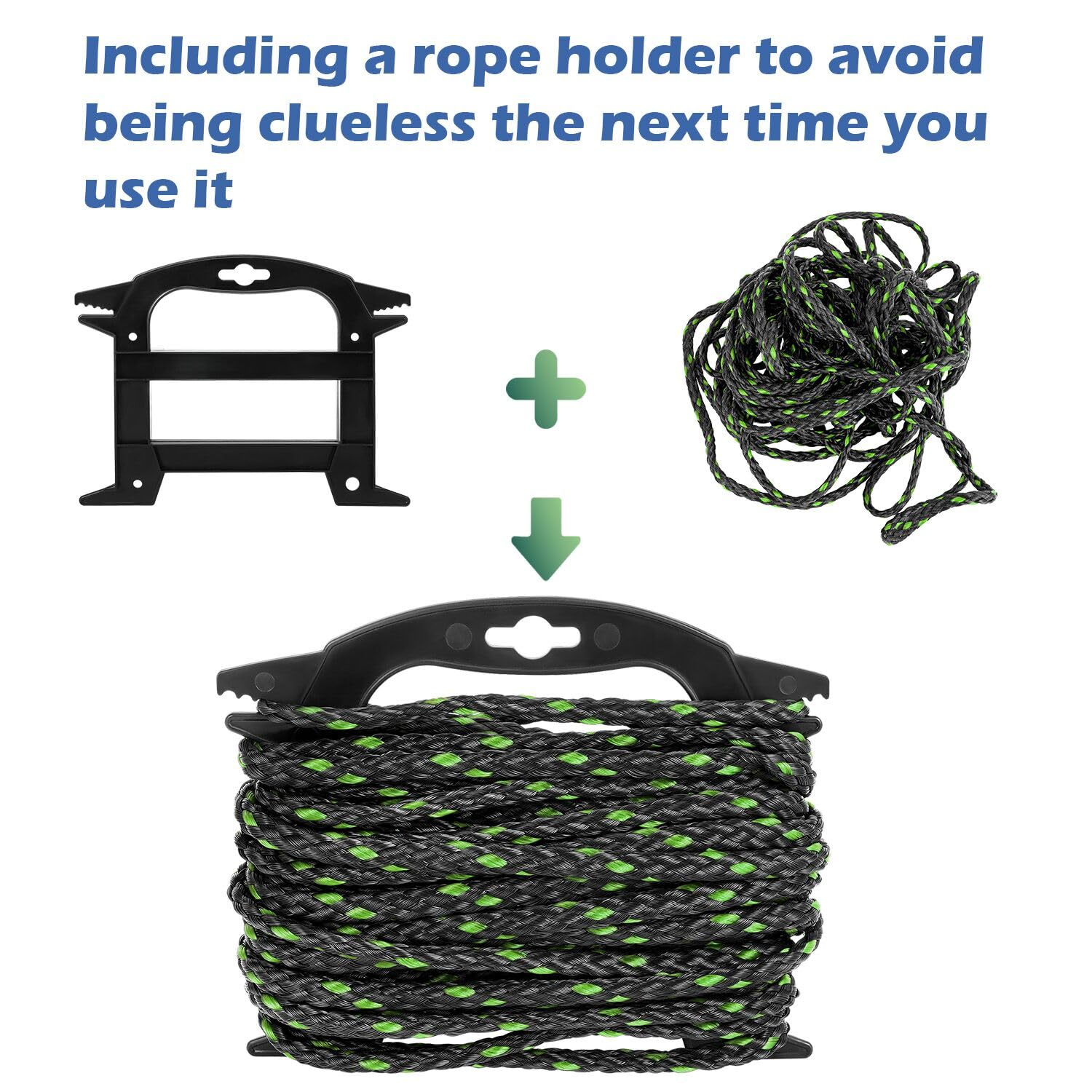 Young Marine storage bag with rolled rope showing scratch protection and tidy storage