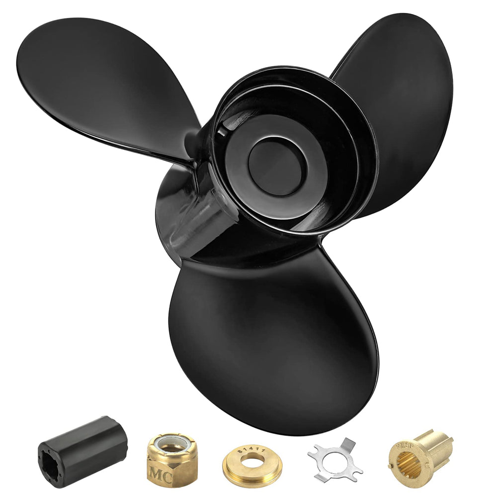 YOUNG PROPS front view of 13x19 propeller showing full blade profile and fit