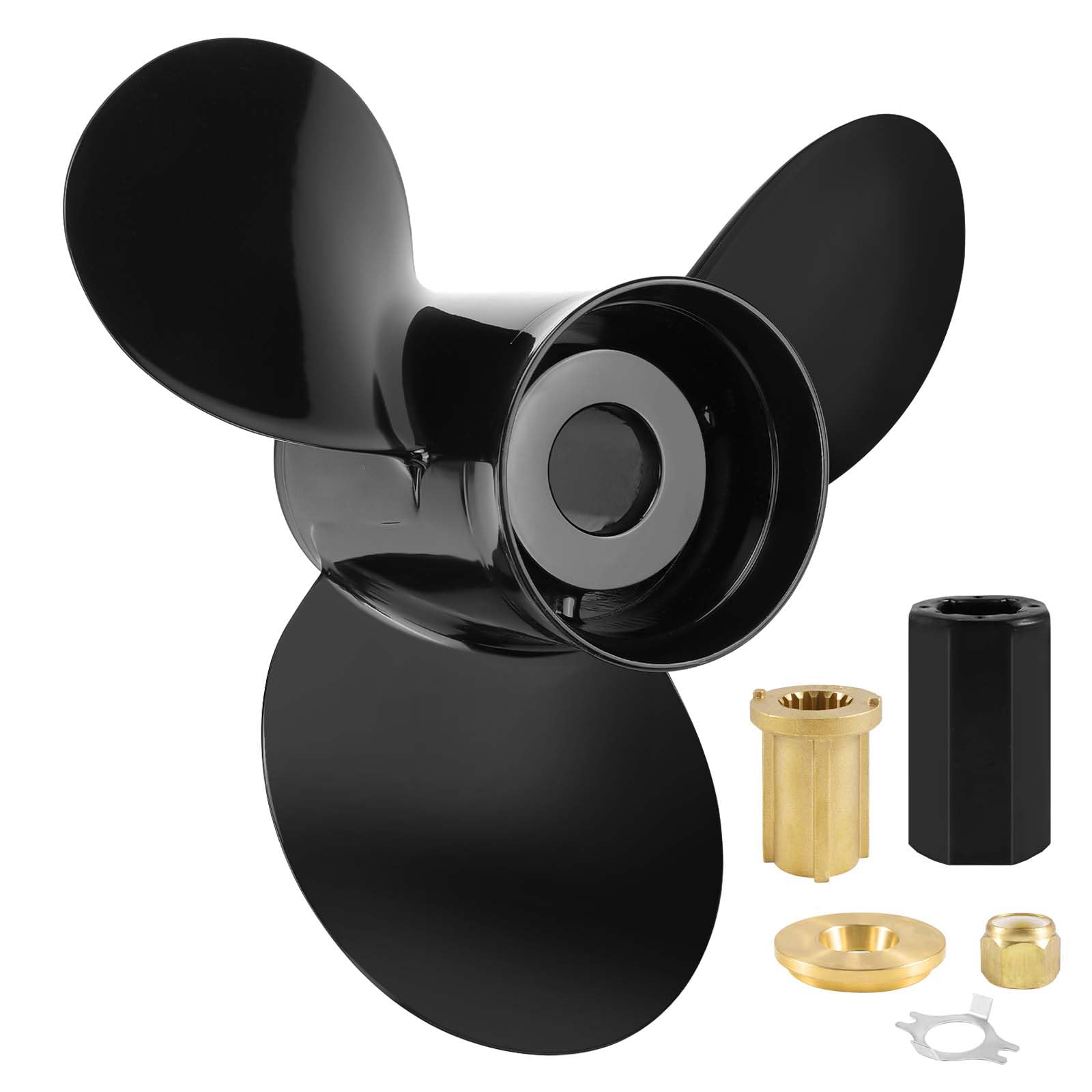 YOUNG PROPS hub kit and hardware laid out for easy installation and compatibility