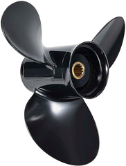 YOUNG PROPS close-up of propeller blade edge highlighting alloy strength and corrosion resistance