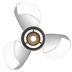 YOUNG PROPS close-up of polished blades highlighting corrosion resistance benefit