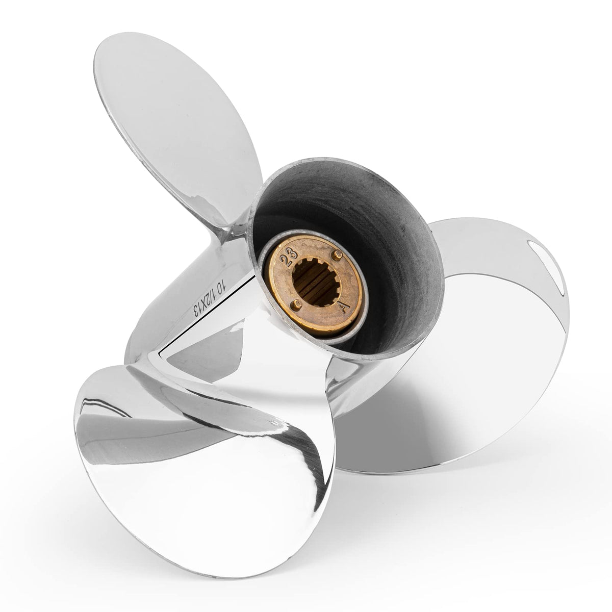 YOUNG PROPS front view of propeller showing fit and finish for reliable replacement