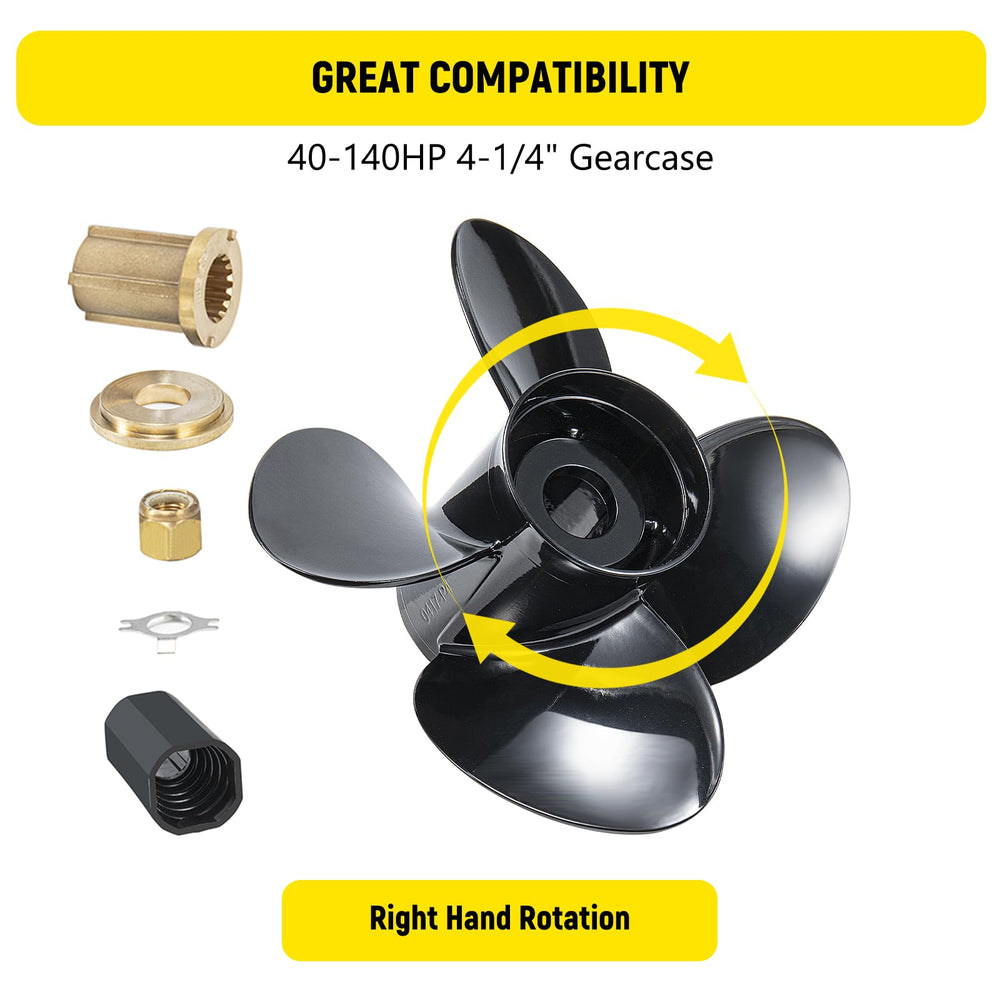 YOUNG PROPS hub and 15-tooth detail showing precise fit and reduced vibration