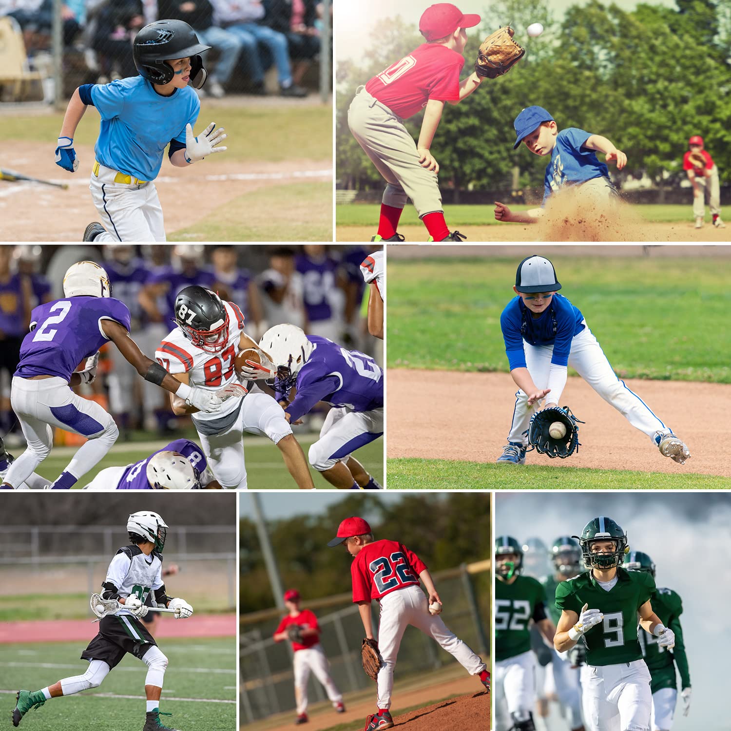 Youper youth athlete wearing shorts sliding on field demonstrating mobility