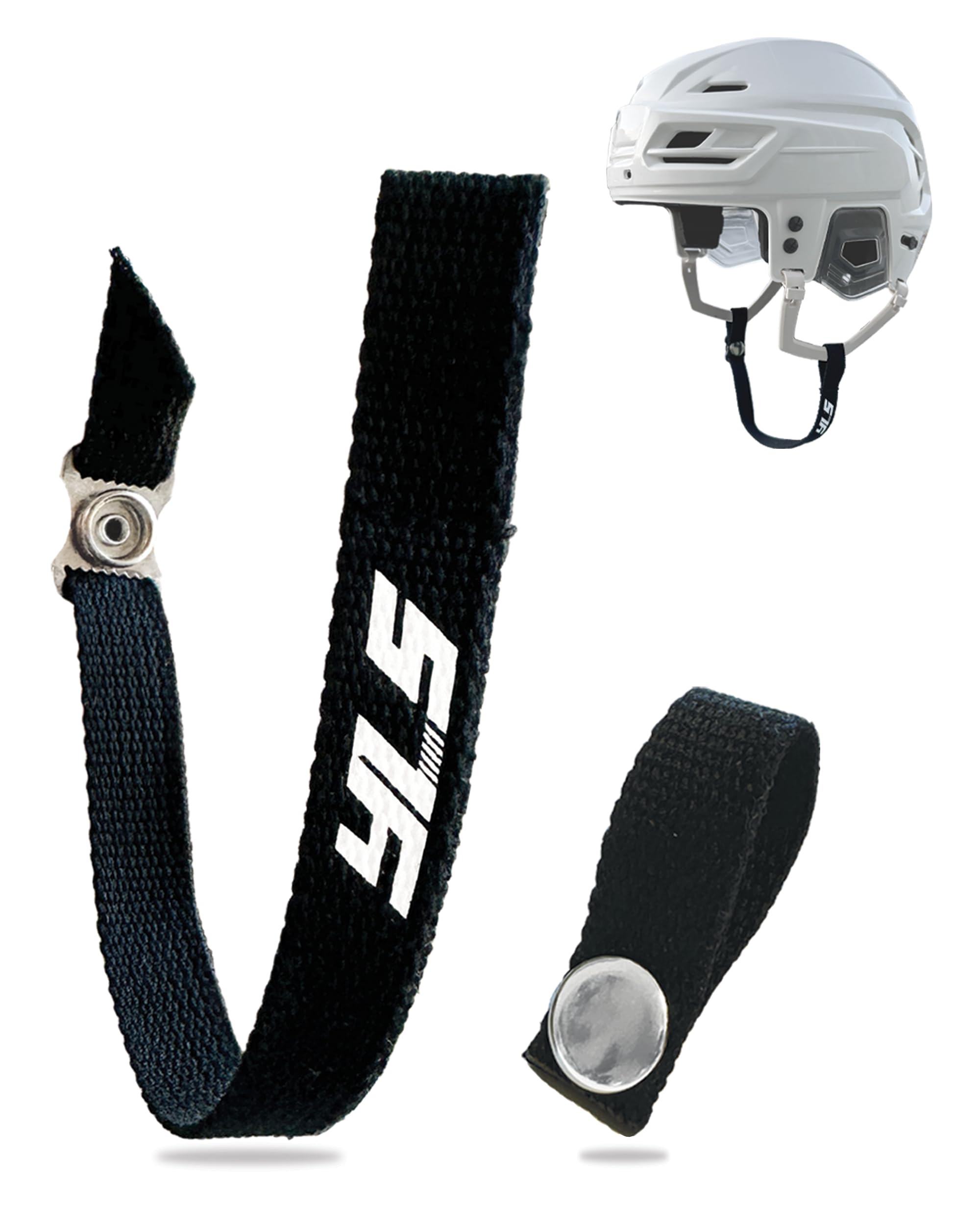 YOUR LAST STRAP front view in black showing secure fit and long-lasting materials