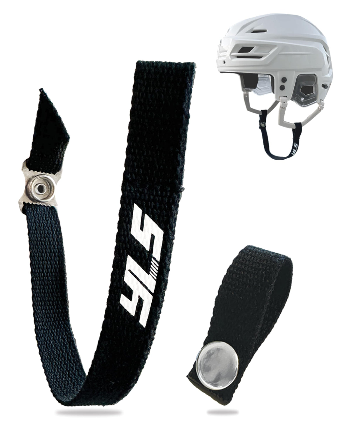 YOUR LAST STRAP front view in black showing secure fit and long-lasting materials