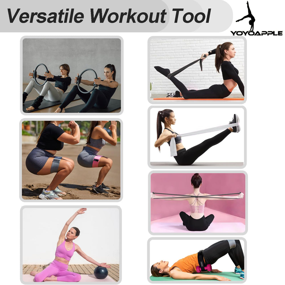 Yoyoapple carry bag with workout guide showing portable storage and easy transport