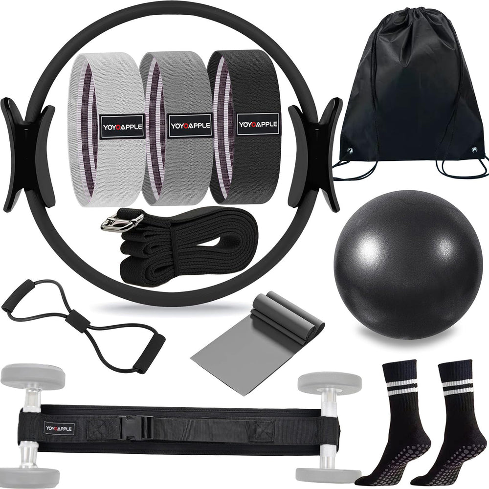 Yoyoapple front view of full 11‑piece kit showing all included tools and bag, convenient storage