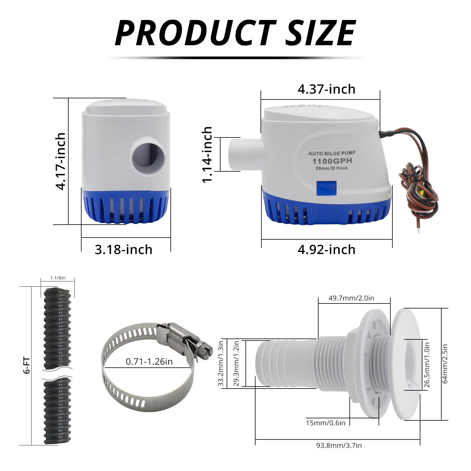 YQMIGU spiral corrugated hose close-up showing flexibility and kink resistance benefit