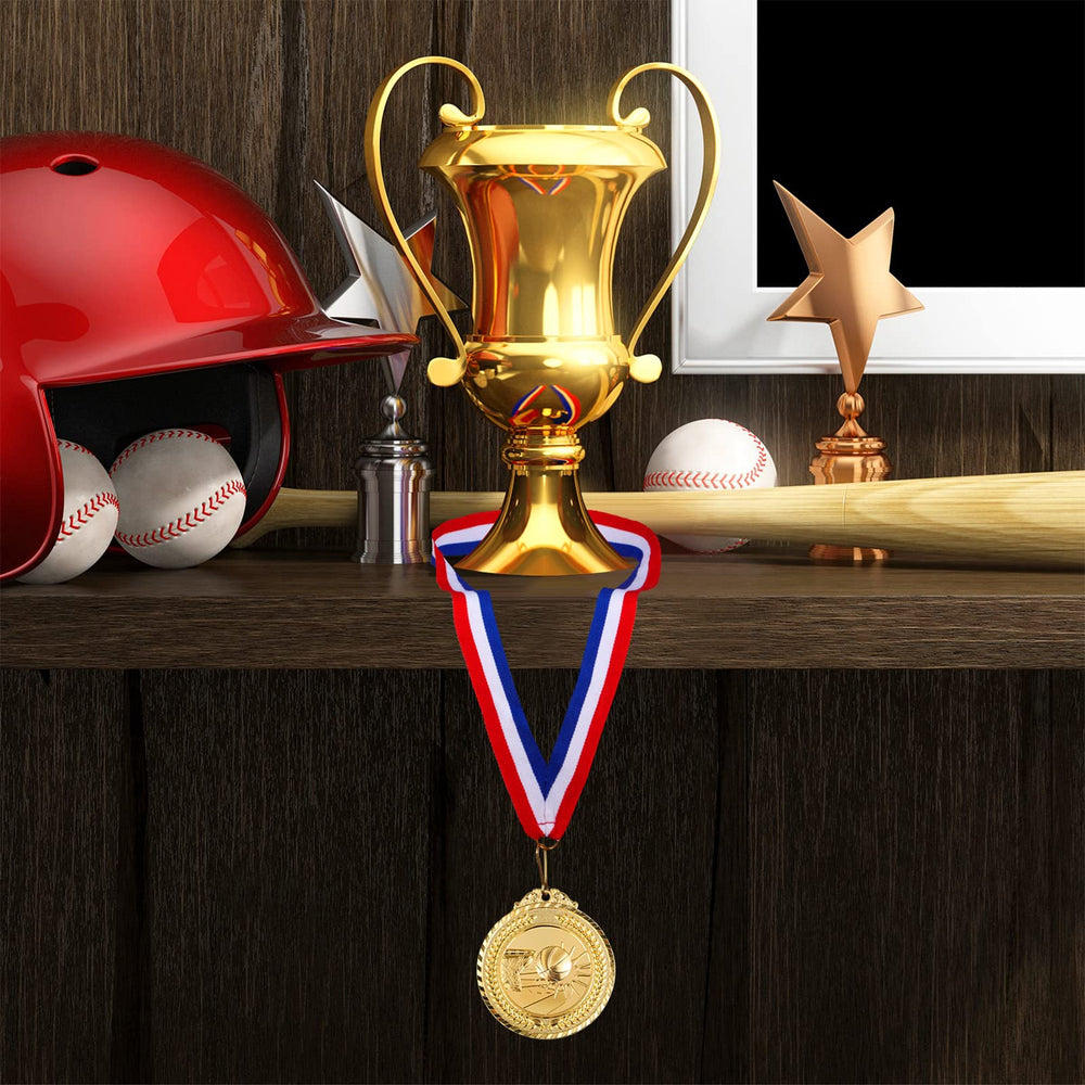 Ysleen event table with stacked ribbons ready for distribution, efficient setup benefit