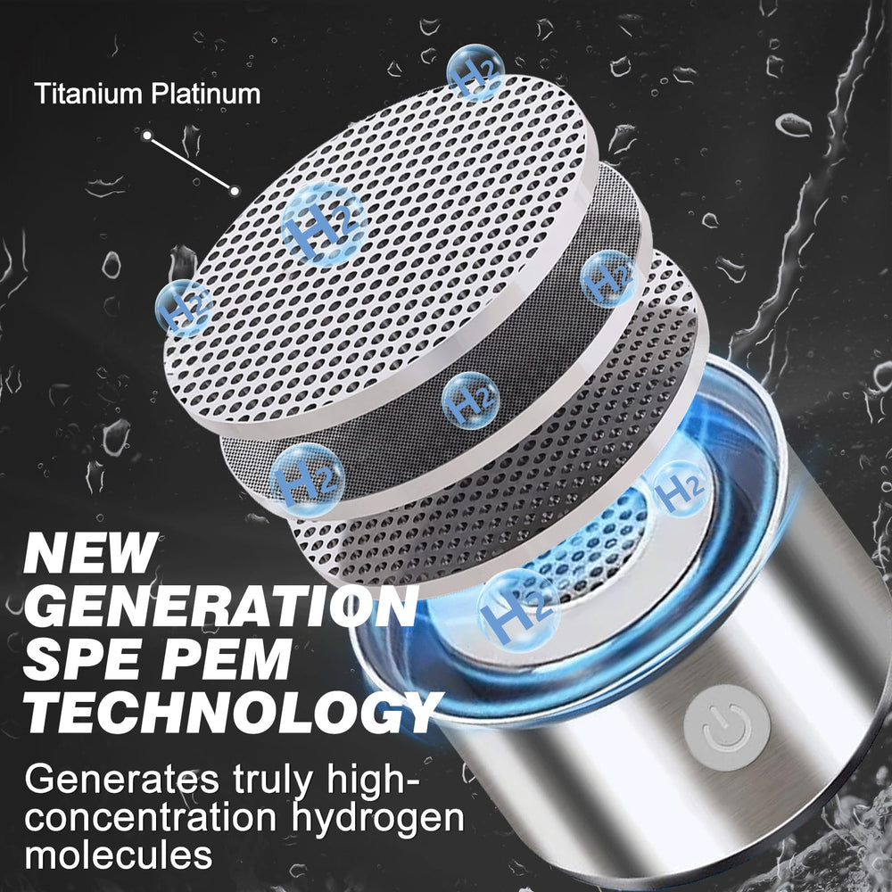 YTYOMUR close-up of titanium-platinum electrode, clear hydrogen generation benefit