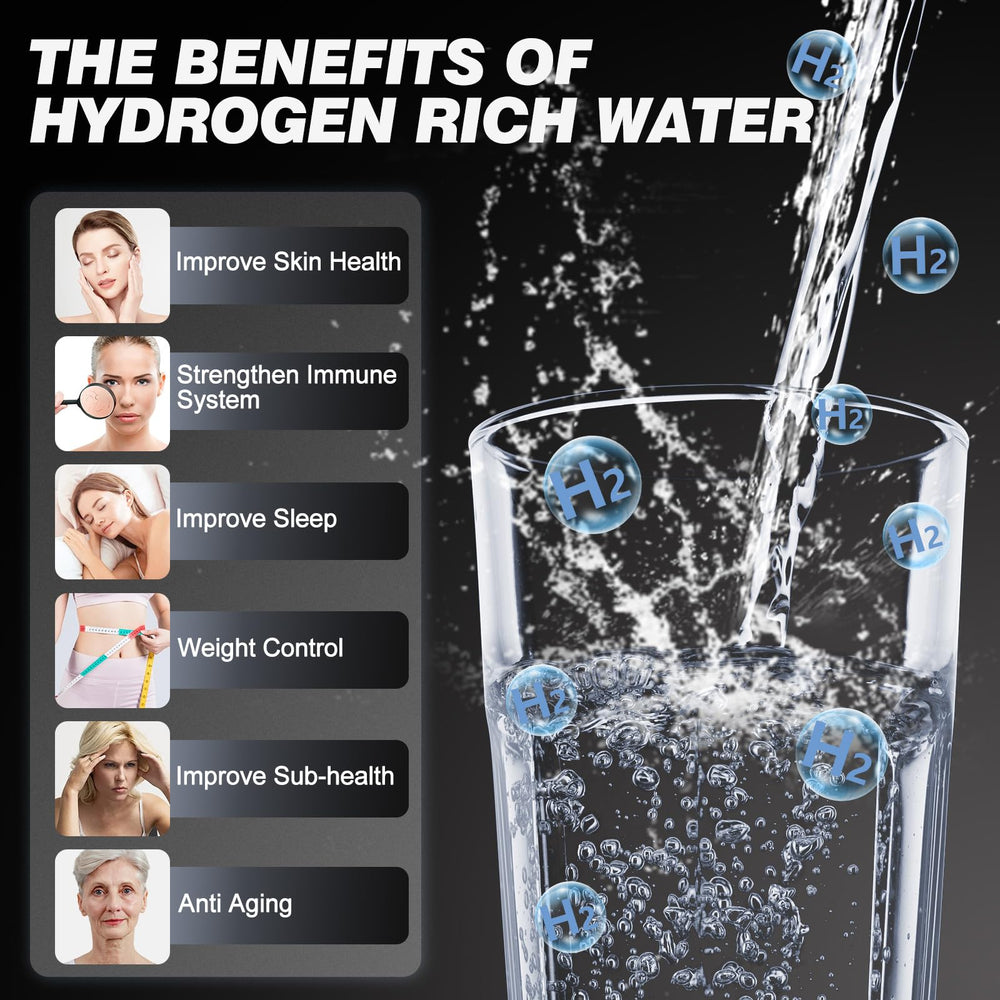 YTYOMUR borosilicate glass body texture, preserves water taste benefit