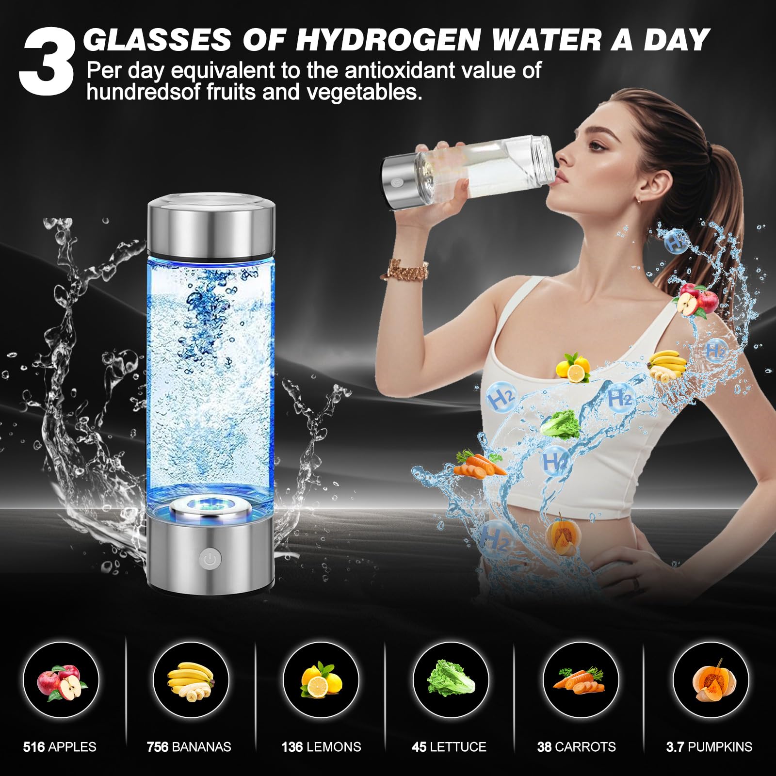 YTYOMUR side view of leak-proof cap and seal, spill-free travel benefit
