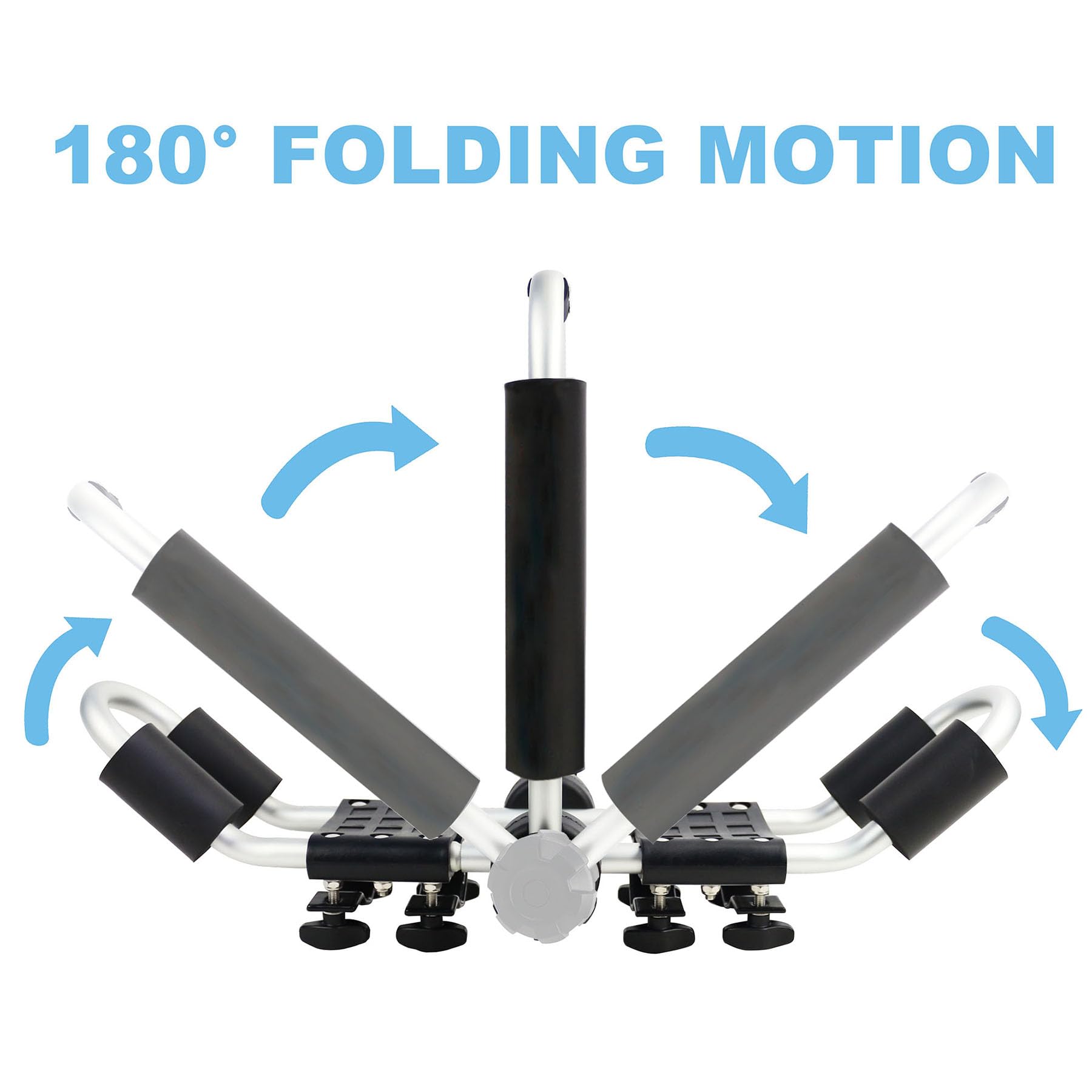 YUANSHI folded flat on roof for low-profile storage and garage clearance