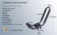 YUANSHI padded J-bar close-up protects hulls and reduces abrasion